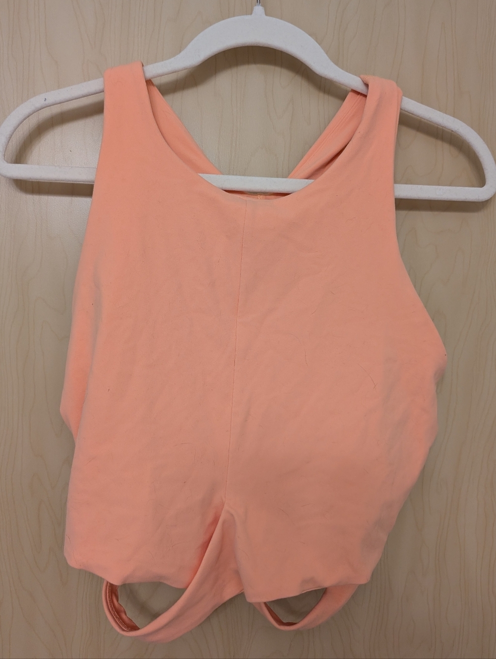 Athleta Coral Peach Sports Bra/Tank Top